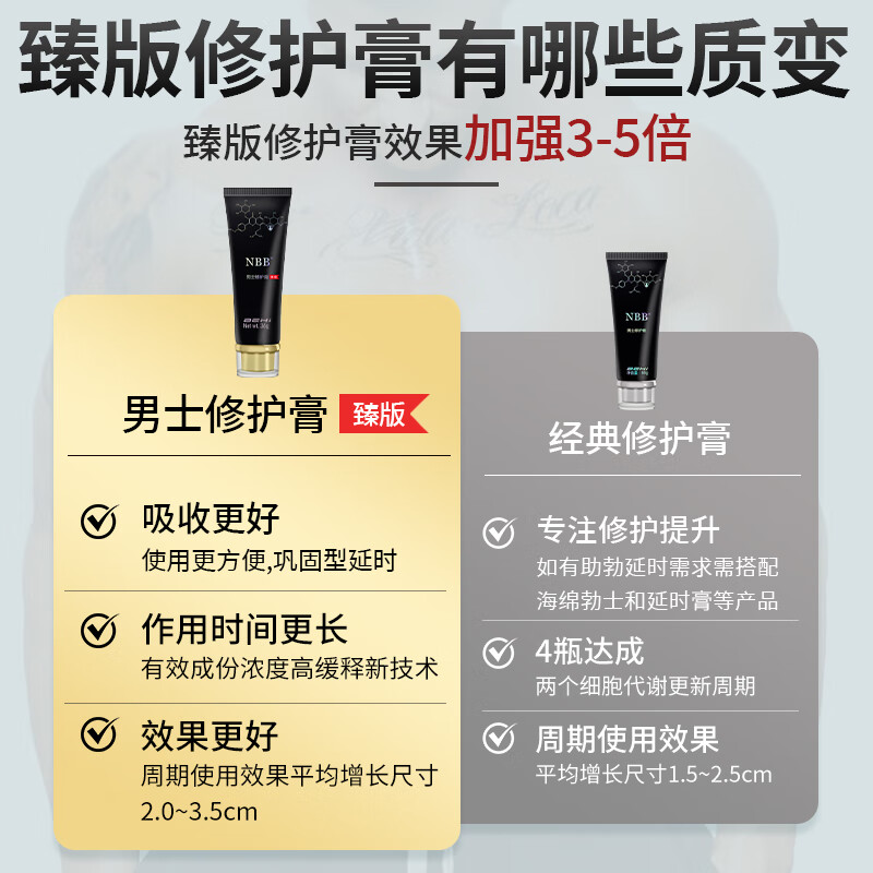 今日报道 NBB修护膏臻版多久见效  增大真的管用吗